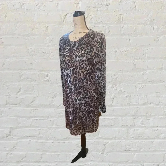 Michael Michael Kors Sweater Dress - Leopard - Picture 2 of 5